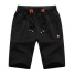 Herren-Baumwollshorts A862 schwarz