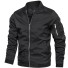 Herren-Bomberjacke S118 schwarz