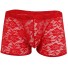 Herren-Boxershorts aus Spitze B5 rot