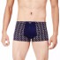 Herren-Boxershorts mit Muster A2449 dunkelblau