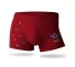 Herren-Boxershorts mit Sternen weinrot