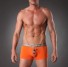 Herren-Boxershorts mit Teddybär orange