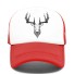 Herren-Cap mit Hirsch T256 rot