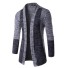 Herren-Cardigan F285 grau