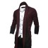 Herren-Cardigan F303 weinrot