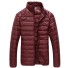 Herren-Daunenjacke A1809 dunkelrot