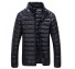 Herren-Daunenjacke A1809 schwarz