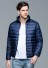 Herren-Daunenjacke F1075 dunkelblau