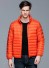 Herren-Daunenjacke F1075 orange