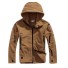 Herren-Fleecejacke A1822 hellbraun