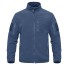 Herren-Fleecejacke mit Taschen hellblau