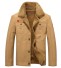 Herren-Fliegerjacke mit Kragen J2072 khaki