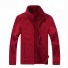 Herren-Freizeit-Fleecejacke J951 rot