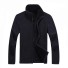 Herren-Freizeit-Fleecejacke J951 schwarz