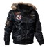 Herren-Herbstjacke F1204 schwarz