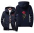 Herren-Herbstjacke mit Rose J3162 dunkelblau