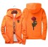 Herren-Herbstjacke mit Rose J3162 orange