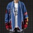 Herren-Hip-Hop-Cardigan blau