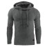 Herren-Hoodie F8 dunkelgrau