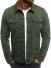 Herren-Jeansjacke F1194 armeegrün