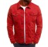 Herren-Jeansjacke F1194 rot