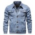 Herren-Jeansjacke S42 blau