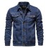 Herren-Jeansjacke S42 dunkelblau