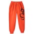 Herren-Jogginghose mit Drachen F1620 orange