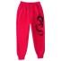 Herren-Jogginghose mit Drachen F1620 rot