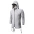 Herren-Kapuzenpullover F280 hellgrau