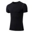 Herren-Kompressionsshirt F1776 schwarz