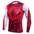 Herren-Kompressionsshirt F1779 rot