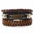 Herren-Lederarmband 3-tlg 1