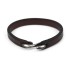 Herren-Lederarmband H307 dunkelbraun