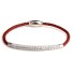 Herren-Lederarmband H432 rot