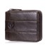 Herren-Lederbrieftasche M656 dunkelbraun