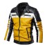 Herren-Lederjacke A2645 gelb