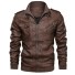 Herren-Lederjacke braun