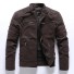 Herren-Lederjacke F1070 kaffee