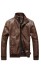 Herren-Lederjacke F1094 braun