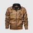 Herren-Lederjacke F1248 hellbraun