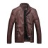 Herren-Lederjacke F1251 dunkelbraun