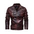 Herren-Lederjacke S44 dunkelbraun