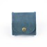 Herren-Minibrieftasche aus Leder M622 blau