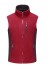 Herren Outdoorweste J2604 rot