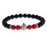 Herren-Perlenarmband mit Helm 3