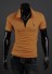 Herren-Poloshirt T2225 dunkelgelb