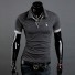 Herren-Poloshirt T2225 dunkelgrau