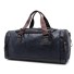 Herren-Reisetasche aus Leder T480 dunkelblau