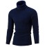 Herren-Rollkragenpullover F169 dunkelblau